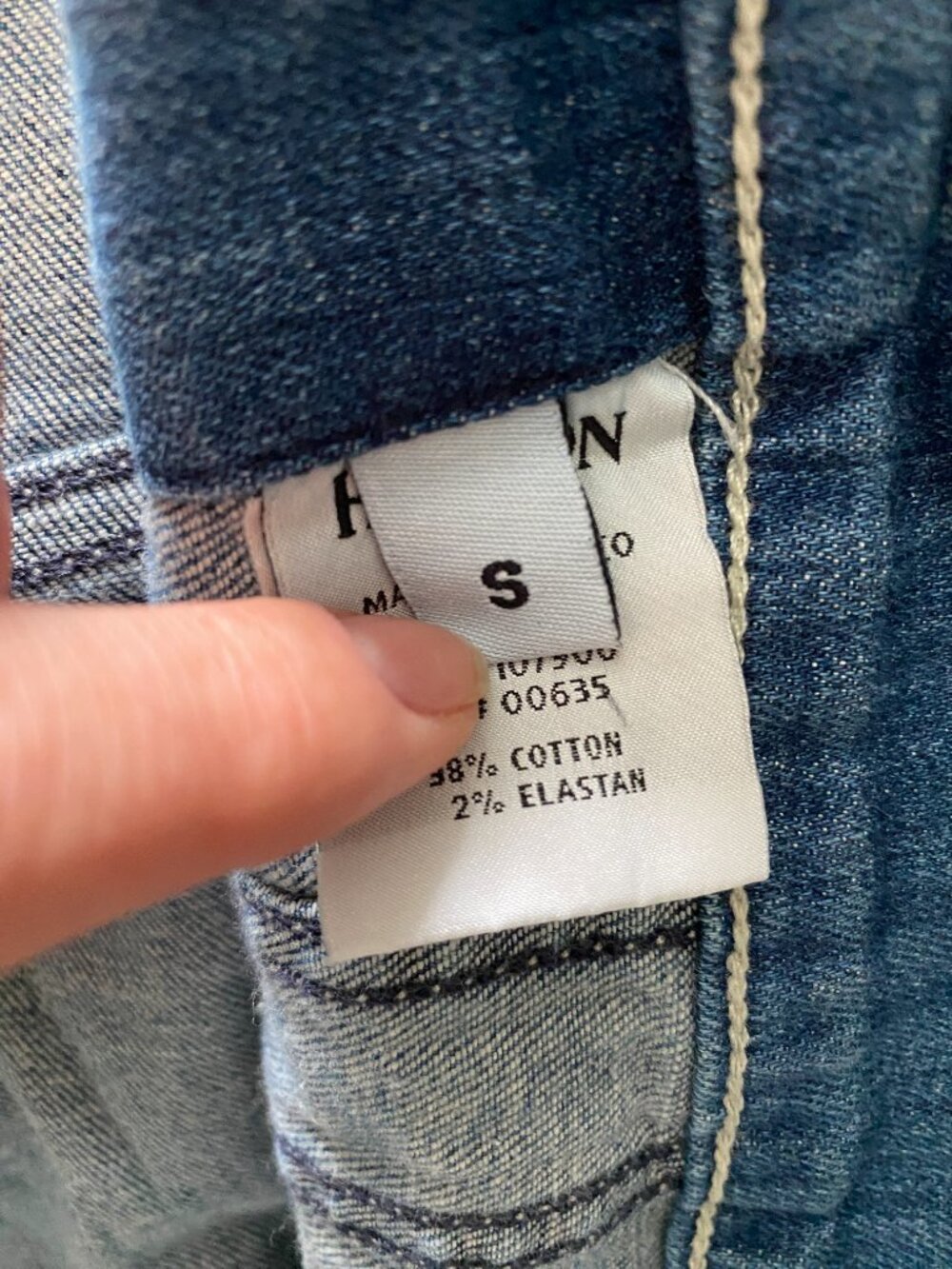 Vintage 2002 Hudson Signature Jean Jacket - Size Small - Picture 4 of 5